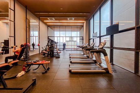 Studio para alugar com 26m², 1 quarto e sem vaga Studio para alugar com 26m², 1 quarto e sem vagaÁrea comum - Academia