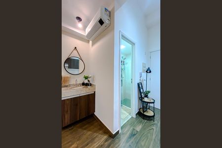 Studio para alugar com 26m², 1 quarto e sem vaga Studio para alugar com 26m², 1 quarto e sem vagaBanheiro