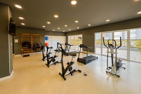 Studio para alugar com 33m², 1 quarto e sem vaga Studio para alugar com 33m², 1 quarto e sem vagaAcademia