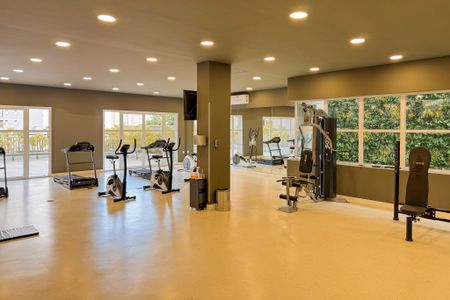 Studio para alugar com 33m², 1 quarto e sem vaga Studio para alugar com 33m², 1 quarto e sem vagaAcademia