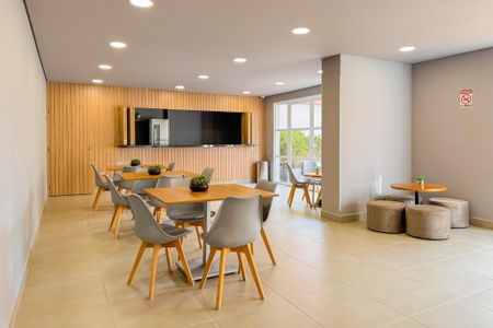 Studio para alugar com 33m², 1 quarto e sem vaga Studio para alugar com 33m², 1 quarto e sem vagaSalão de Festas