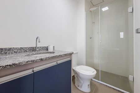 Studio para alugar com 33m², 1 quarto e sem vaga Studio para alugar com 33m², 1 quarto e sem vagaBanheiro