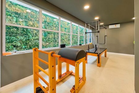 Studio para alugar com 33m², 1 quarto e sem vaga Studio para alugar com 33m², 1 quarto e sem vagaAcademia