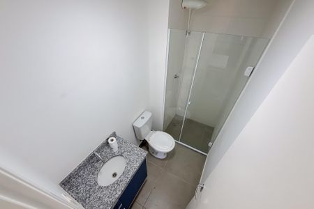 Studio para alugar com 33m², 1 quarto e sem vaga Studio para alugar com 33m², 1 quarto e sem vagaBanheiro