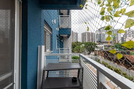 Varanda da Sala de apartamento para alugar com 2 quartos, 42m² em Santo Cristo, Rio de Janeiro