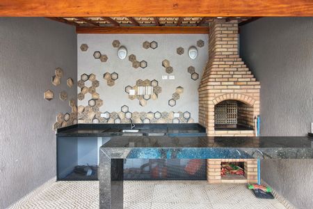 Casa de condomínio para alugar com 65m², 2 quartos e 1 vaga Casa de condomínio para alugar com 65m², 2 quartos e 1 vagaÁrea comum - Churrasqueira