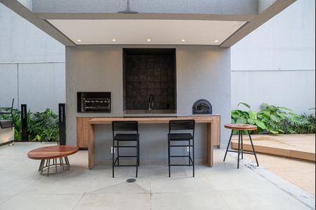 Apartamento à venda com 23m², 1 quarto e sem vaga Apartamento à venda com 23m², 1 quarto e sem vagaÁrea comum - Churrasqueira