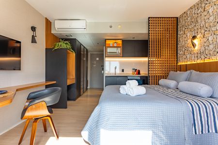 Apartamento para alugar com 39m², 1 quarto e sem vagaSala/Quarto