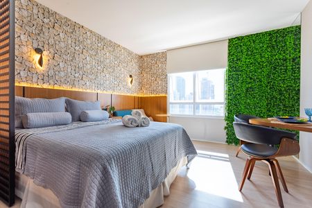 Sala/Quarto de apartamento para alugar com 1 quarto, 39m² em Setor Marista, Goiânia