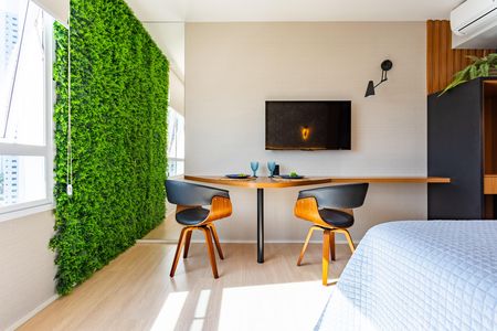 Sala/Quarto de apartamento para alugar com 1 quarto, 39m² em Setor Marista, Goiânia