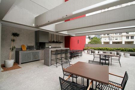 Studio à venda com 30m², 1 quarto e sem vaga Studio à venda com 30m², 1 quarto e sem vagaÁrea Comum - Churrasqueira