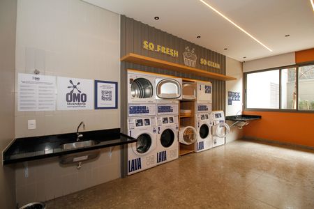 Studio à venda com 30m², 1 quarto e sem vaga Studio à venda com 30m², 1 quarto e sem vagaÁrea Comum - Lavanderia
