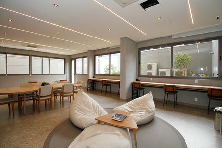 Studio à venda com 30m², 1 quarto e sem vaga Studio à venda com 30m², 1 quarto e sem vagaÁrea Comum - Coworking