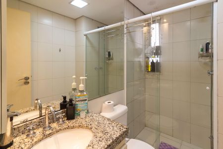 Banheiro Social de apartamento à venda com 3 quartos, 102m² em Campo Belo, São Paulo
