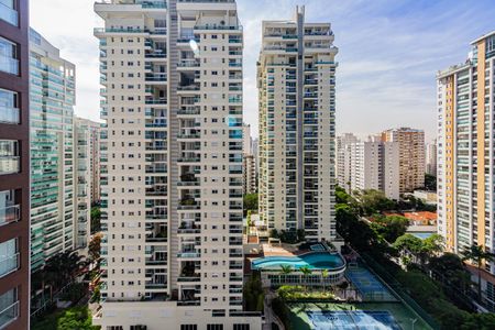 Vista da Varanda de apartamento para alugar com 1 quarto, 50m² em Campo Belo, São Paulo
