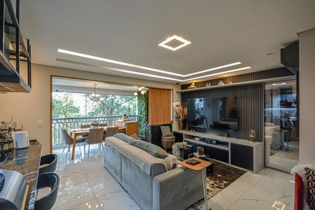 Sala de apartamento para alugar com 3 quartos, 105m² em Vila Castelo, São Paulo