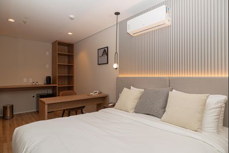Studio para alugar com 27m², 1 quarto e sem vaga Studio para alugar com 27m², 1 quarto e sem vagaQuarto