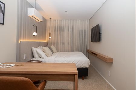 Studio para alugar com 27m², 1 quarto e sem vaga Studio para alugar com 27m², 1 quarto e sem vagaQuarto