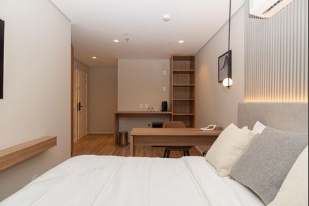 Studio para alugar com 27m², 1 quarto e sem vaga Studio para alugar com 27m², 1 quarto e sem vagaQuarto