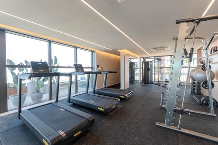 Studio para alugar com 27m², 1 quarto e sem vaga Studio para alugar com 27m², 1 quarto e sem vagaÁrea comum - Academia