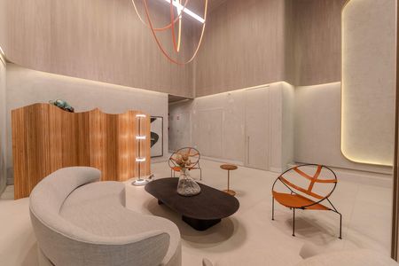 Studio para alugar com 27m², 1 quarto e sem vaga Studio para alugar com 27m², 1 quarto e sem vagaHall de entrada