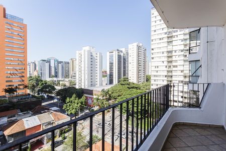 Varanda de apartamento para alugar com 3 quartos, 130m² em Indianópolis, São Paulo