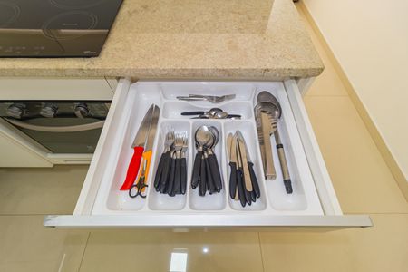 Apartamento para alugar com 52m², 1 quarto e 1 vagaDetalhe - Cozinha
