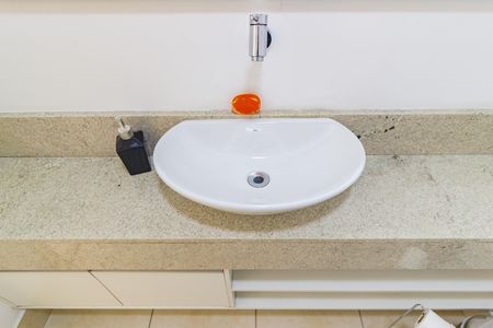 Apartamento para alugar com 52m², 1 quarto e 1 vagaDetalhe - Lavabo