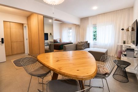 Sala de apartamento para alugar com 1 quarto, 42m² em Bela Vista, São Paulo