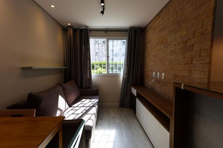 sala  de kitnet/studio para alugar com 1 quarto, 34m² em Jardim Paris, São Paulo