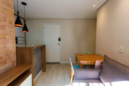 sala  de kitnet/studio para alugar com 1 quarto, 34m² em Jardim Paris, São Paulo
