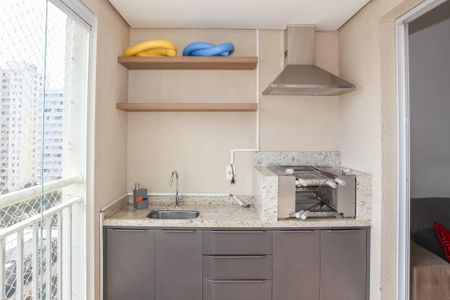 Varanda Gourmet de apartamento à venda com 3 quartos, 76m² em Pompeia, São Paulo