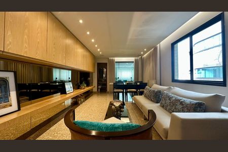 Sala  de apartamento à venda com 4 quartos, 130m² em Buritis, Belo Horizonte