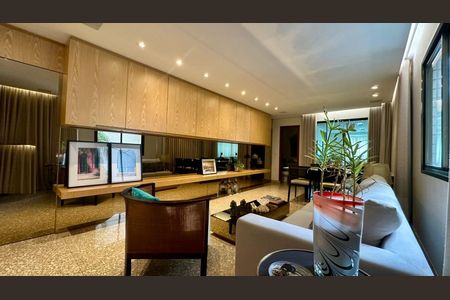 Sala  de apartamento à venda com 4 quartos, 130m² em Buritis, Belo Horizonte