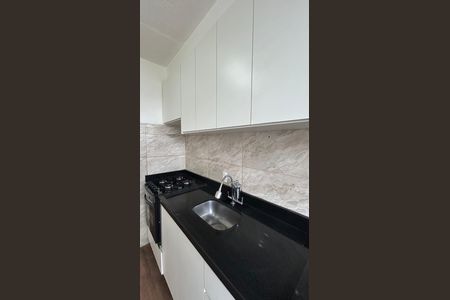 Sala integrada com a Cozinha de apartamento para alugar com 1 quarto, 24m² em Jardim Prudência, São Paulo