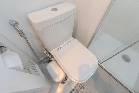 Studio para alugar com 33m², 1 quarto e 1 vaga Studio para alugar com 33m², 1 quarto e 1 vagaBanheiro