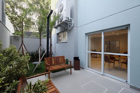 Studio para alugar com 41m², 2 quartos e sem vaga Studio para alugar com 41m², 2 quartos e sem vagaÁrea comum - Salão de festas