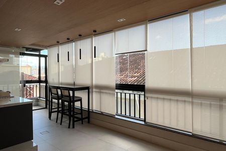 Varanda da Sala de apartamento para alugar com 2 quartos, 98m² em Marapé, Santos