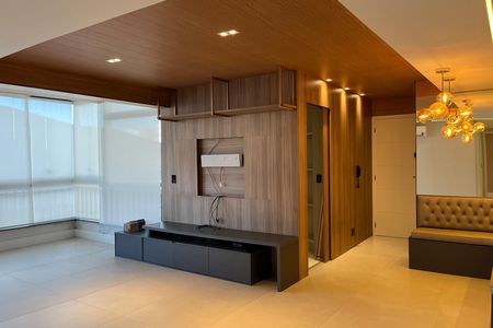 Sala de apartamento para alugar com 2 quartos, 98m² em Marapé, Santos