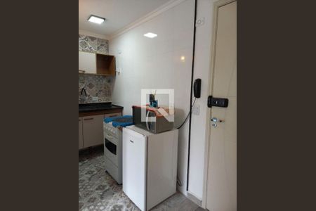 Cozinha de apartamento para alugar com 1 quarto, 33m² em Centro Histórico de São Paulo, São Paulo