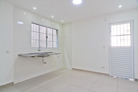 Sala e cozinha de casa para alugar com 1 quarto, 40m² em Vila Bonilha, São Paulo