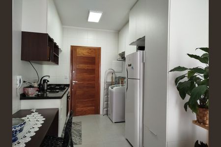 Stúdio mobiliado - cozinha de kitnet/studio à venda com 1 quarto, 35m² em Vila Azevedo, São Paulo