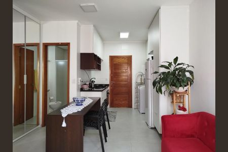 Studio à venda com 35m², 1 quarto e sem vagaStúdio mobiliado - cozinha