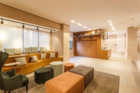 Studio para alugar com 38m², 1 quarto e sem vagaÁrea comum - Salão de festas
