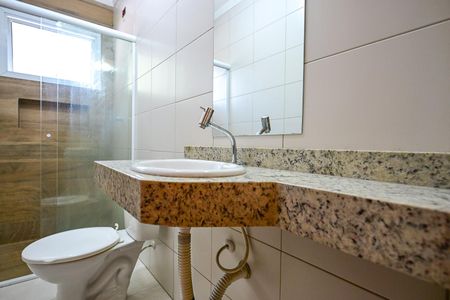 Casa para alugar com 88m², 2 quartos e 1 vagaBanheiro Suíte 