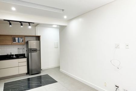 Sala de apartamento para alugar com 1 quarto, 40m² em Embaré, Santos