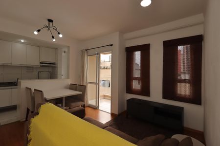 Sala de apartamento para alugar com 2 quartos, 54m² em Vila Valparaíso, Santo André
