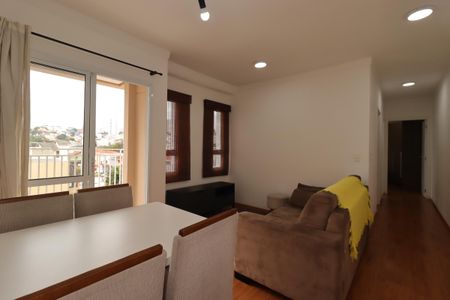 Sala de apartamento para alugar com 2 quartos, 54m² em Vila Valparaíso, Santo André