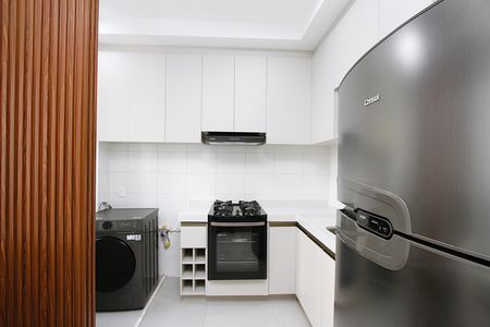 Cozinha de apartamento para alugar com 2 quartos, 48m² em Palmeiras, Belo Horizonte