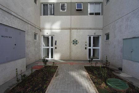 Fachada do bloco de apartamento para alugar com 2 quartos, 48m² em Palmeiras, Belo Horizonte